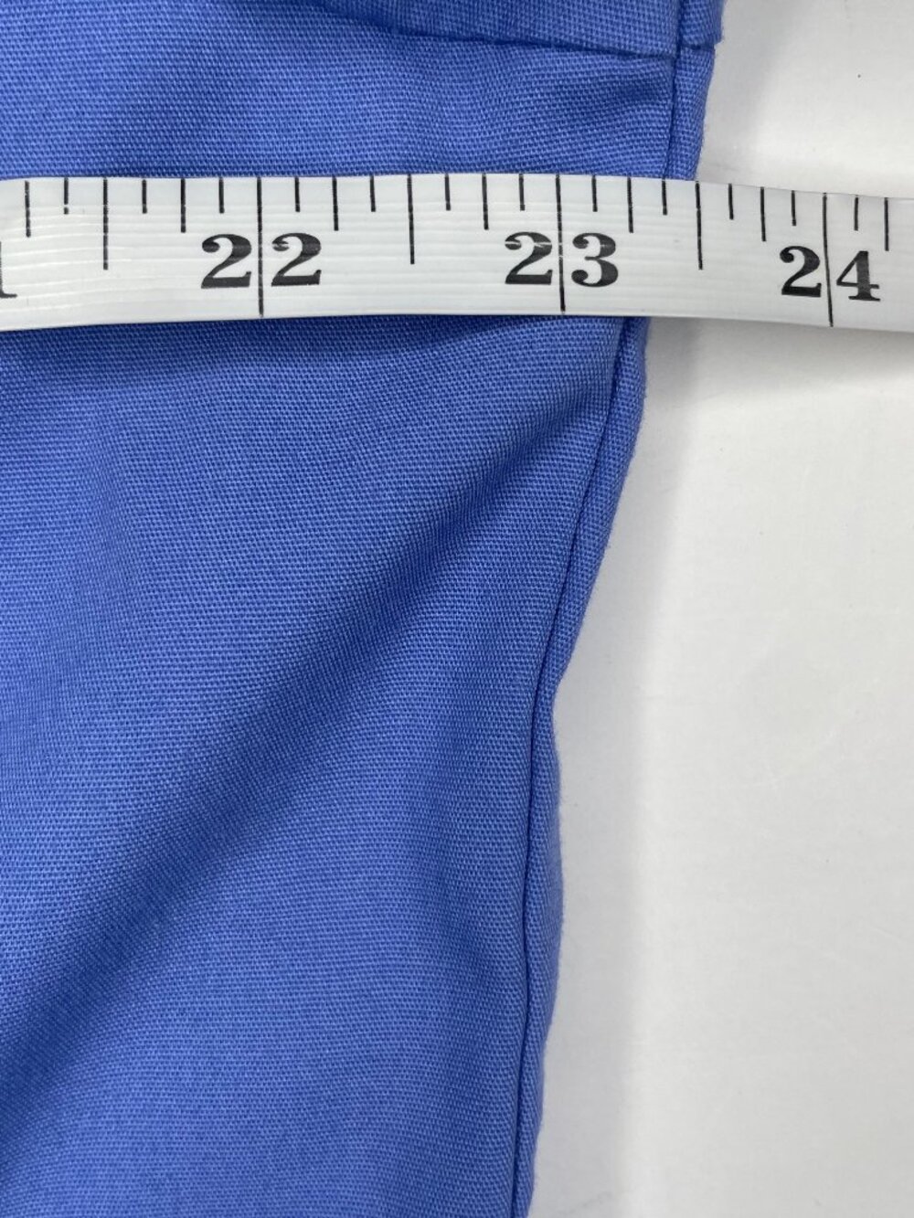 Sivvan Blue Medical Scrub Set Size Large V-Neck Top Drawstring Pants Uniform - Picture 9 of 16